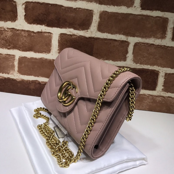 G*u*i gg marmont chain wallet