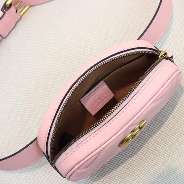 G*u*i gg marmont matelassé leather belt bag