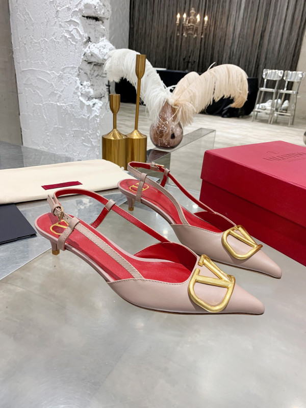Valentino 40mm VLogo Signature slingback pumps