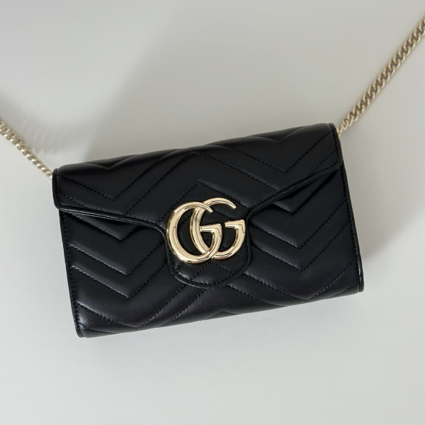 G*u*i gg marmont wallet on chain - 20*12*4cm